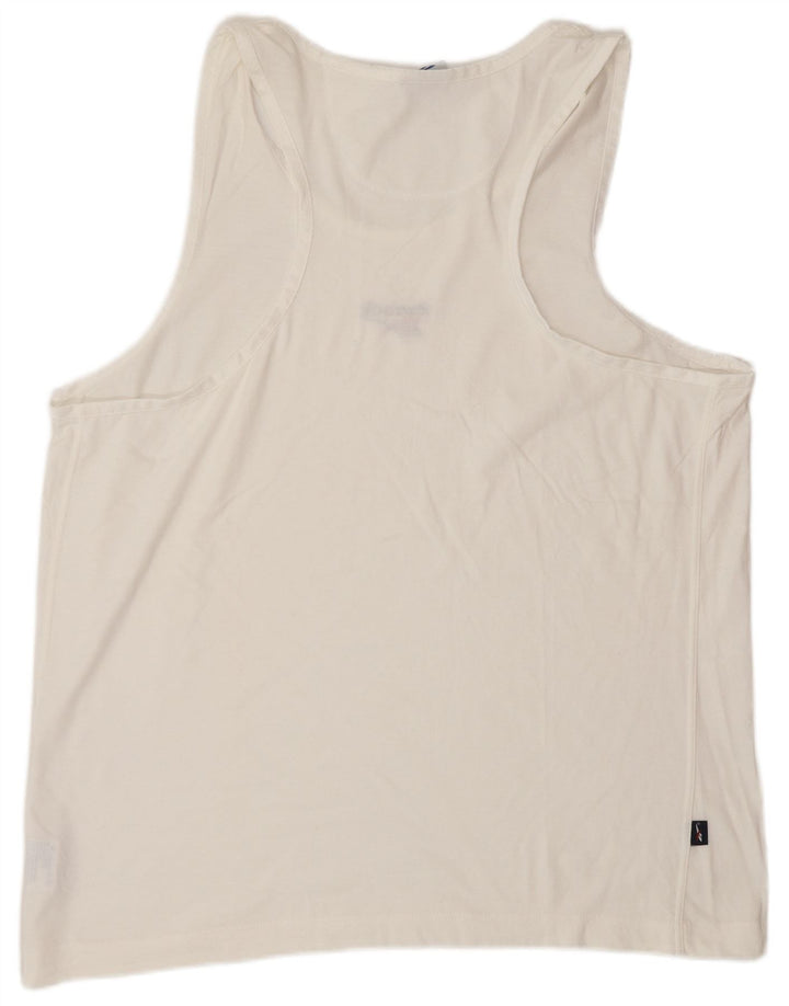 Vestă pentru bărbați REEBOK XL, bumbac alb