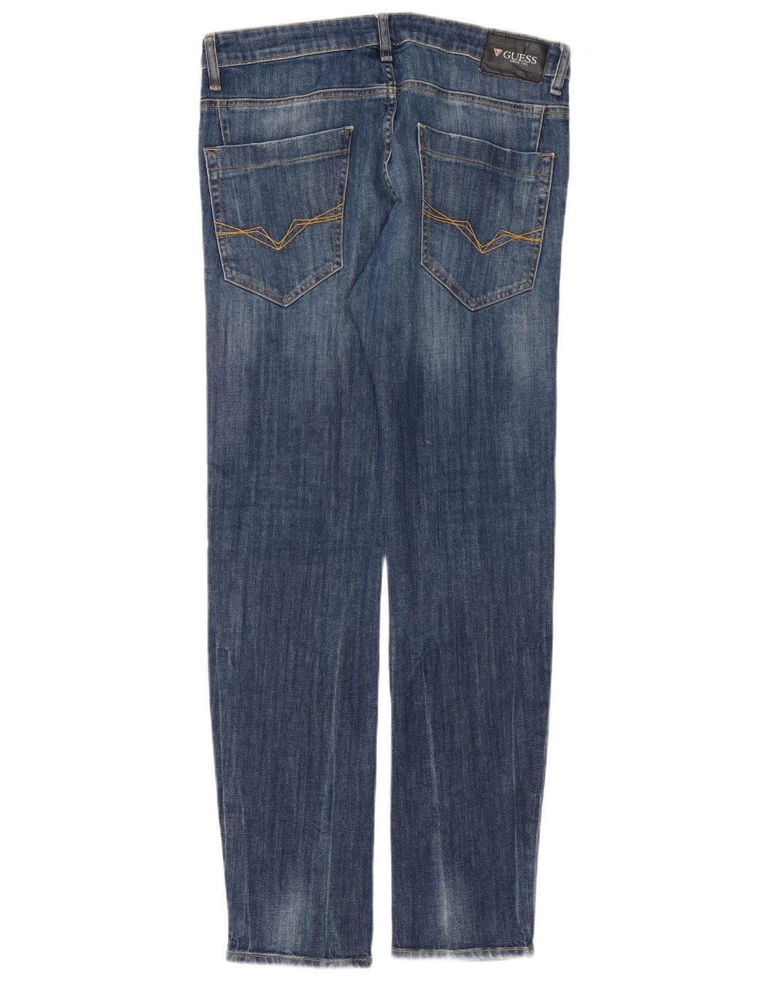Blugi slim pentru bărbați Guess W32 L32 bumbac albastru