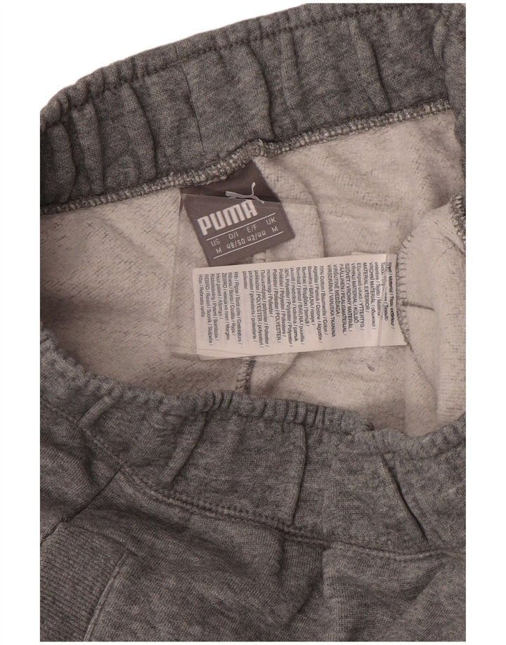 Pantaloni de trening Puma pentru bărbați Joggeri, bumbac, gri mediu, sport