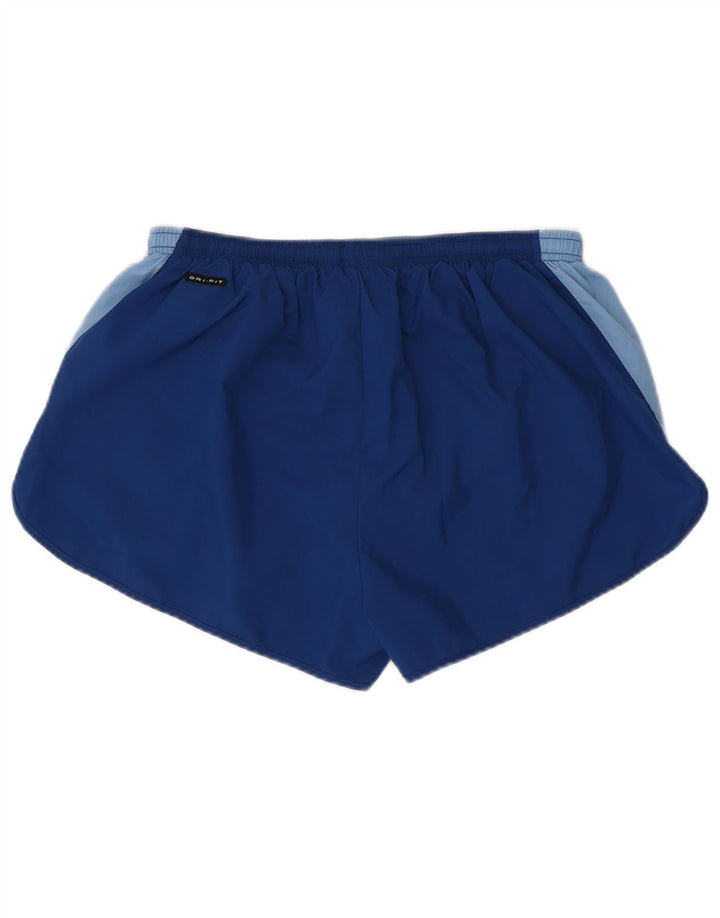 Pantaloni scurți sport NIKE Dri Fit pentru bărbați, mari, albastru, poliester color bloc