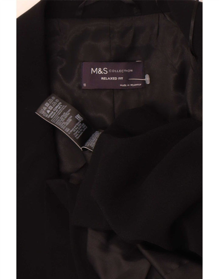 Marks & Spencer jachetă pentru femei cu mâneci 3/4, UK 10, neagră