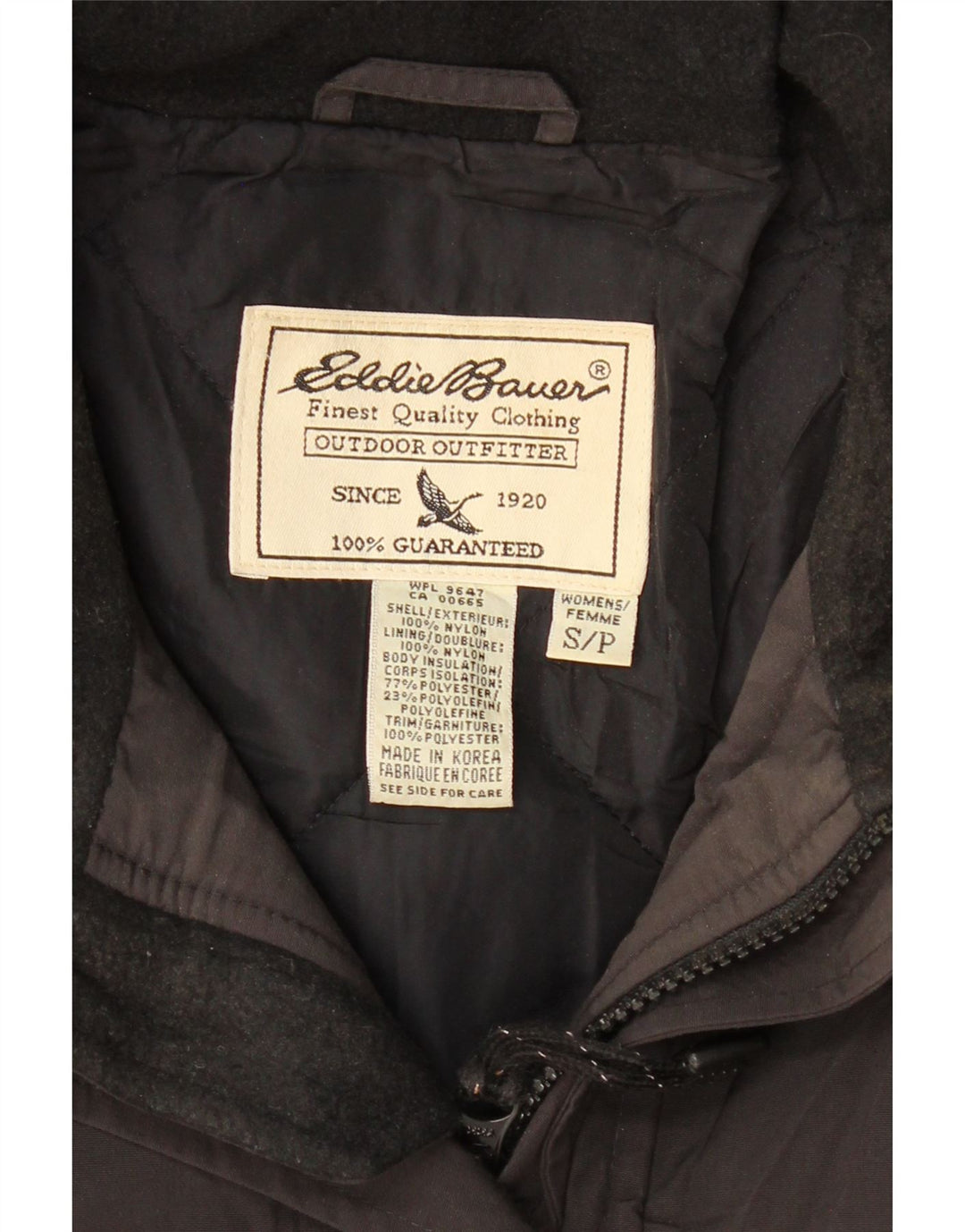 EDDIE BAUER Jachetă Windbreaker pentru femei Weather Edge UK 10 Small Black