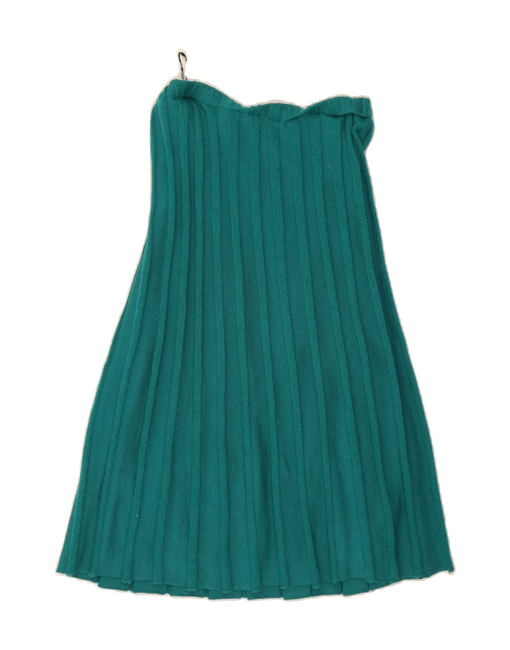 VINTAGE Womens A-Line Skirt  W26 Small Green Vintage Vintage and Second-Hand Vintage from Messina Hembry 