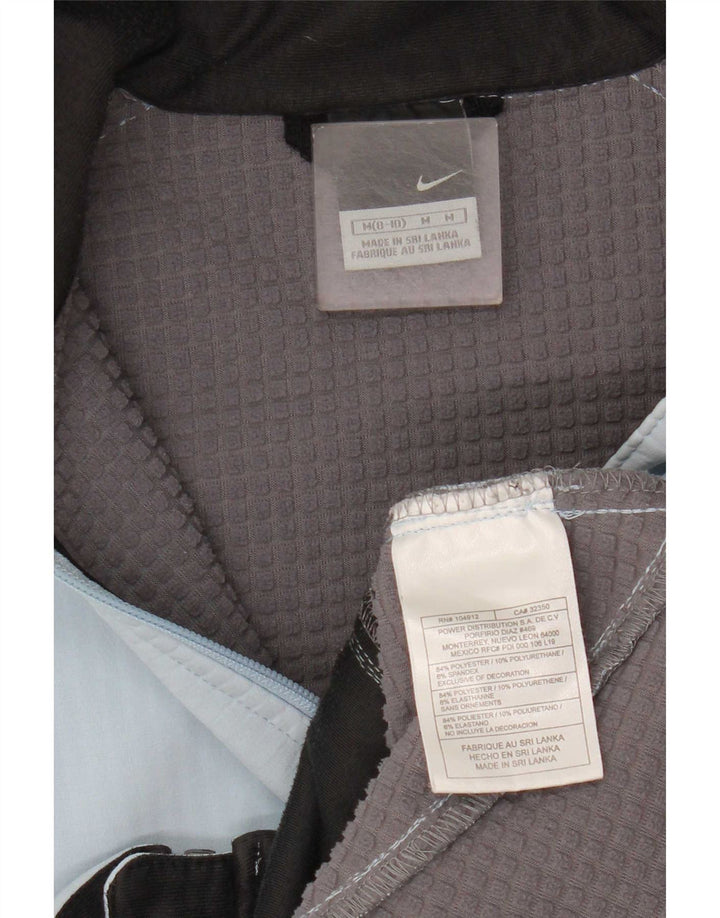 Jachetă de top pentru trening Nike pentru femei US 8/10 Poliester albastru mediu