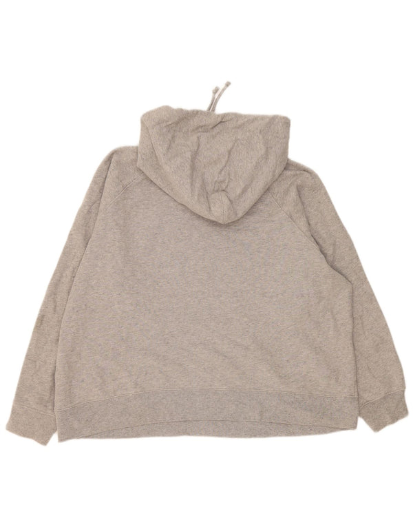 Pulover cu glugă supradimensionat cu grafic Levi's pentru femei UK 18 XL bumbac gri