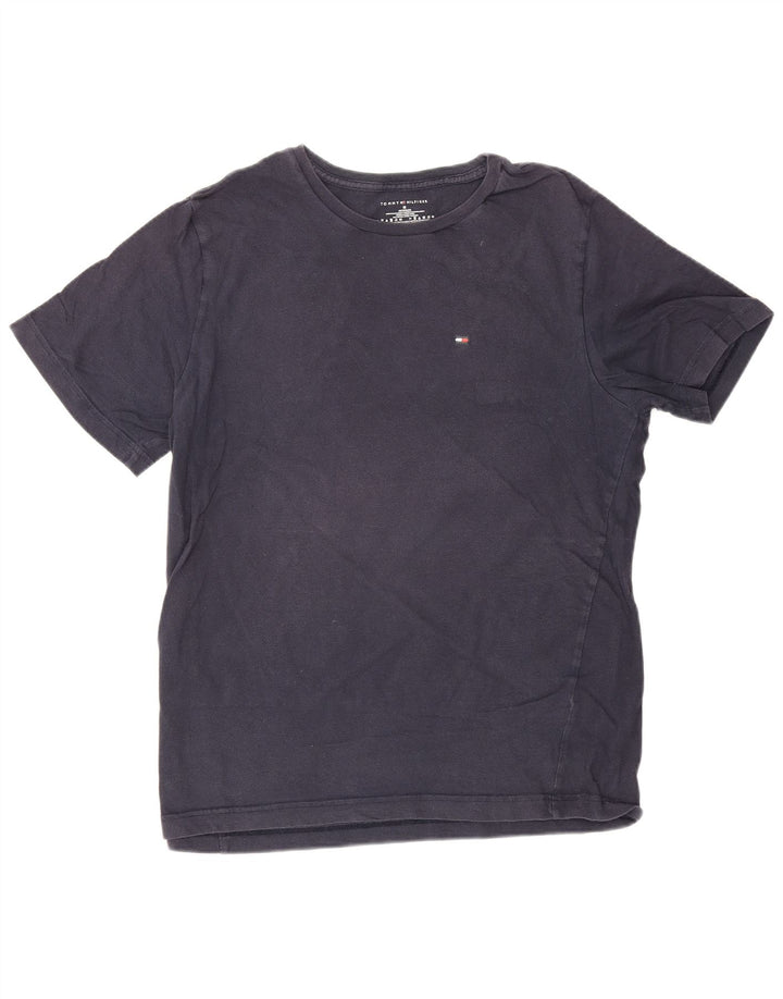 Tricou pentru bărbați Tommy Hilfiger Top mediu din bumbac bleumarin