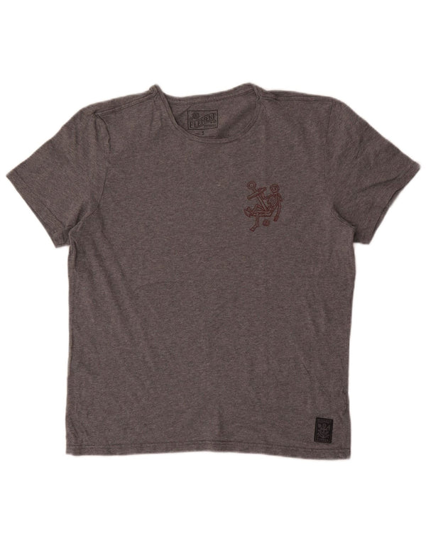 Tricou grafic Element pentru bărbați Top mic gri