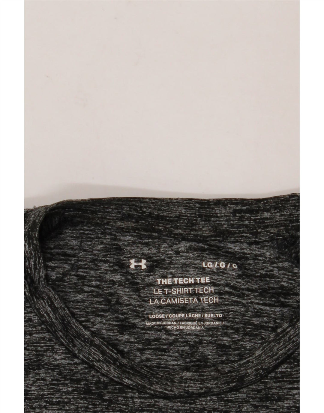 Tricou pentru bărbați UNDER ARMOUR Top mare, gri pete