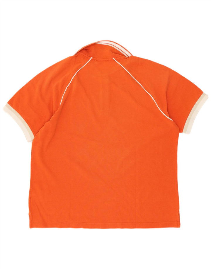 Tricou polo Sergio Tacchini pentru bărbați EU 50 portocaliu mediu bumbac color bloc