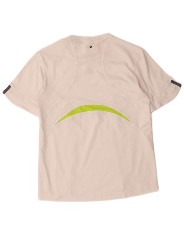 Tricou Adidas Climacool pentru băieți Top 13-14 ani, alb, poliester color bloc