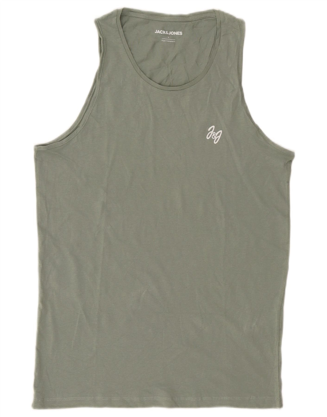 Vestă Jack & Jones pentru bărbați, mare, bumbac, kaki