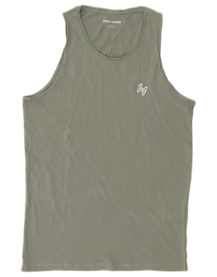 Vestă Jack & Jones pentru bărbați, mare, bumbac, kaki