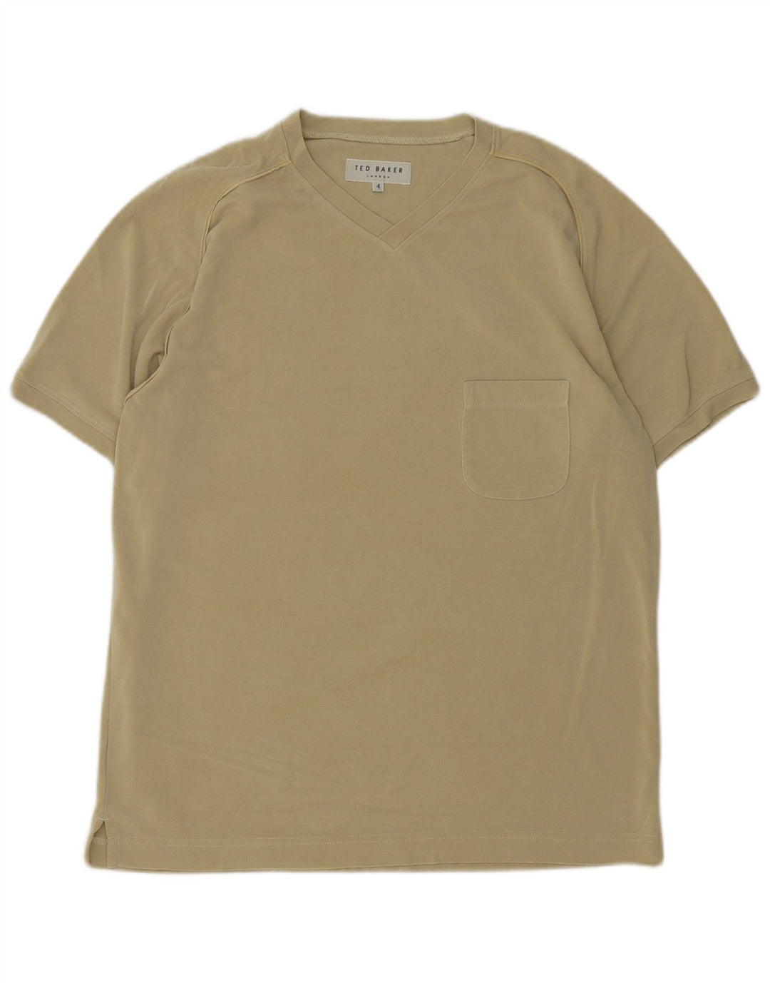 Tricou Bărbați Ted Baker Mărimea Top 4 Mare Kaki Bumbac