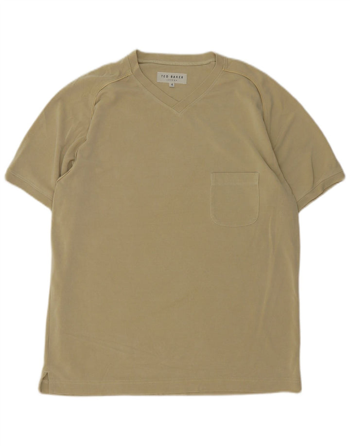 Tricou Bărbați Ted Baker Mărimea Top 4 Mare Kaki Bumbac