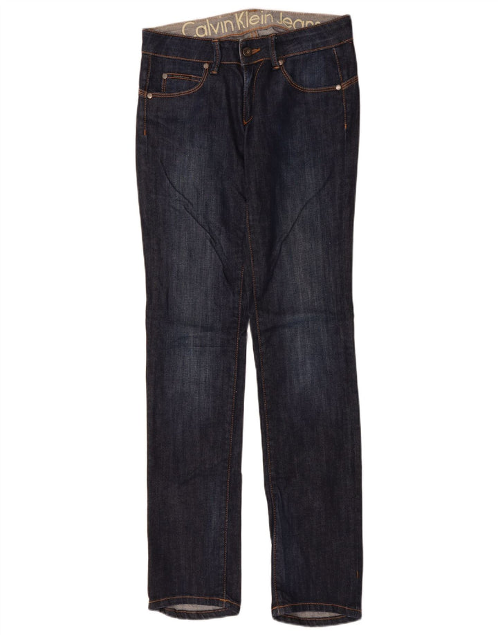 Blugi slim pentru femei Calvin Klein W30 L33 bleumarin
