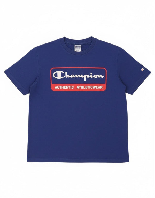 Tricou grafic pentru bărbați Champion Top mic, bleumarin
