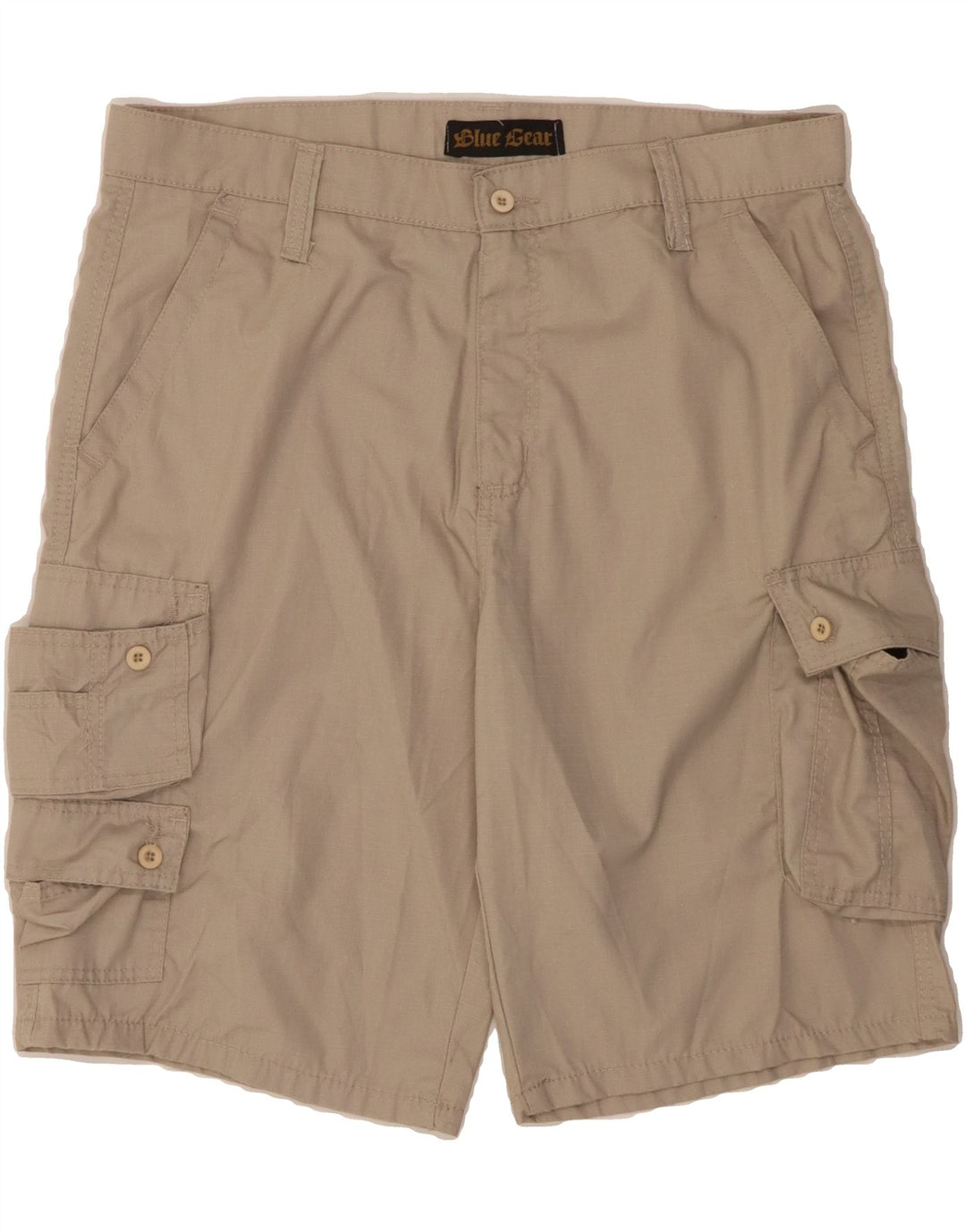 VINTAGE Mens Cargo Shorts W38 XL Grey Cotton Vintage Vintage and Second-Hand Vintage from Messina Hembry 