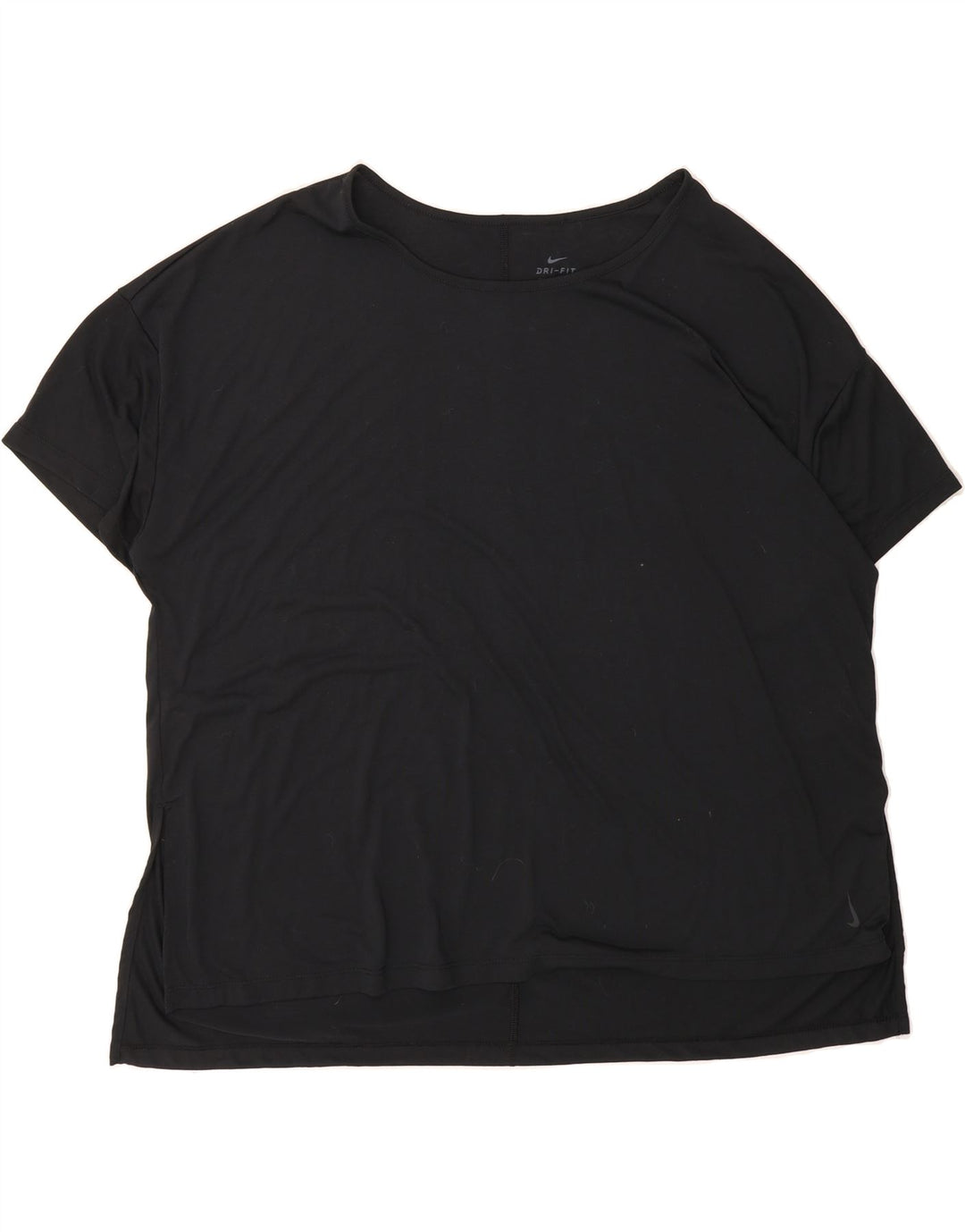 NIKE Mens Dri Fit T-Shirt Top 2XL Black Polyester Vintage Nike and Second-Hand Nike from Messina Hembry 