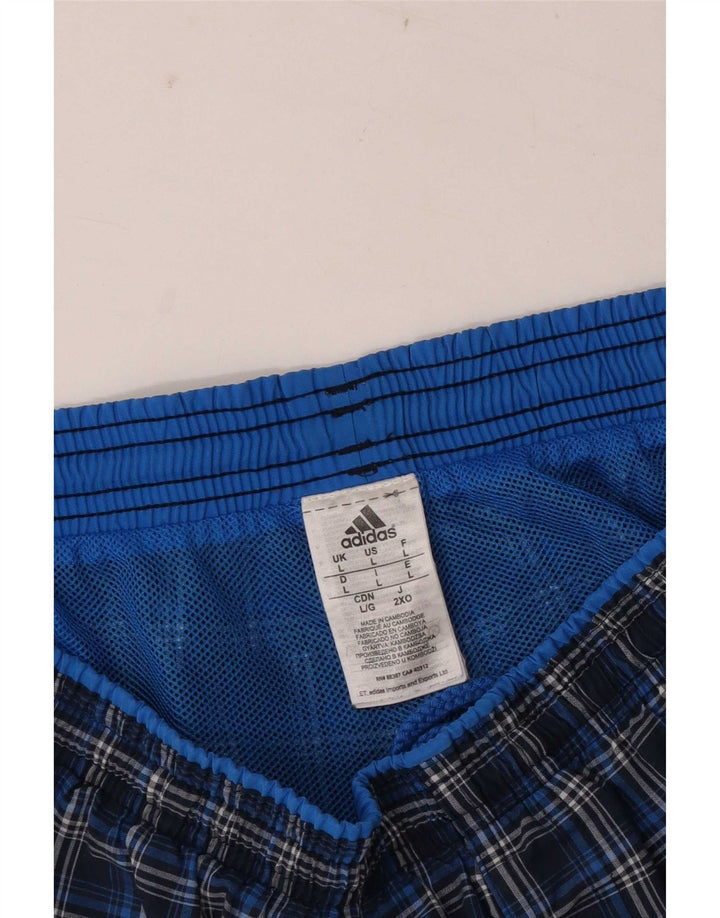 Pantaloni scurți de înot Adidas pentru bărbați, mari, bleumarin, din poliester