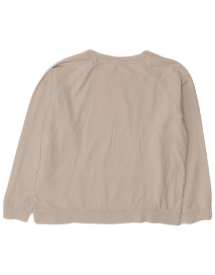 Levi's Pulover supradimensionat cu grafic pentru femei UK 16 Bumbac alb mare
