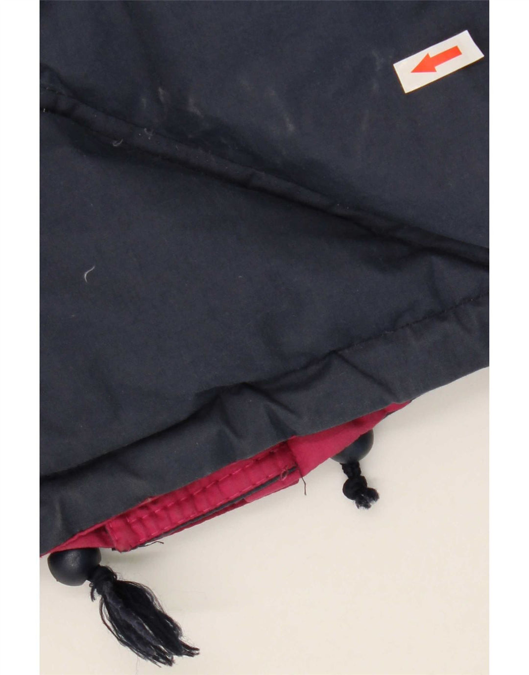 Jachetă de schi căptușită reversibilă vintage pentru bărbați UK 40, mare, roz, poliester