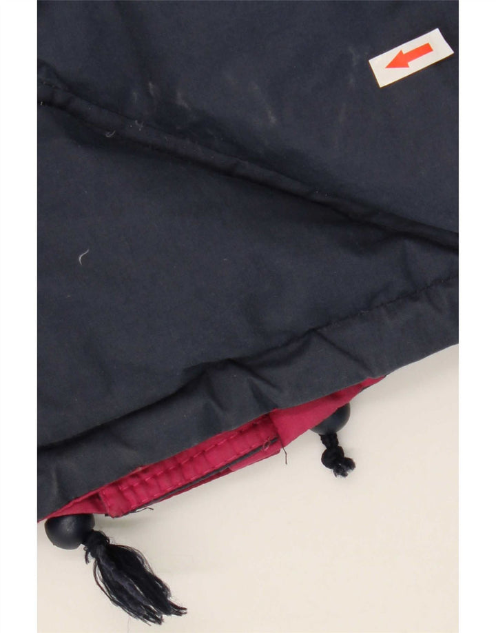 Jachetă de schi căptușită reversibilă vintage pentru bărbați UK 40, mare, roz, poliester