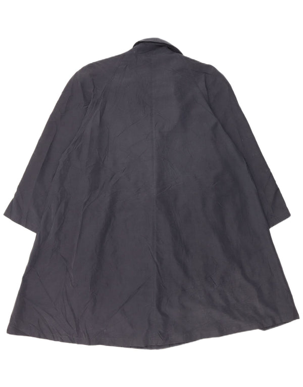 Trench supradimensionat pentru femei Luisa Spagnoli UK 10 Poliester bleumarin mic
