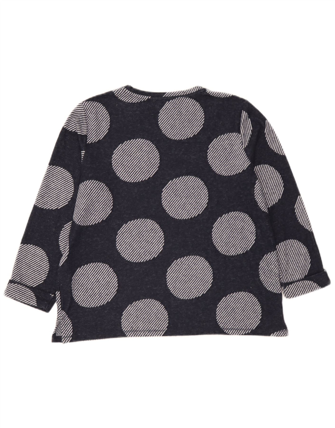 Marks & Spencer Top pentru femei cu mâneci 3/4 UK 14 mare bleumarin cu buline