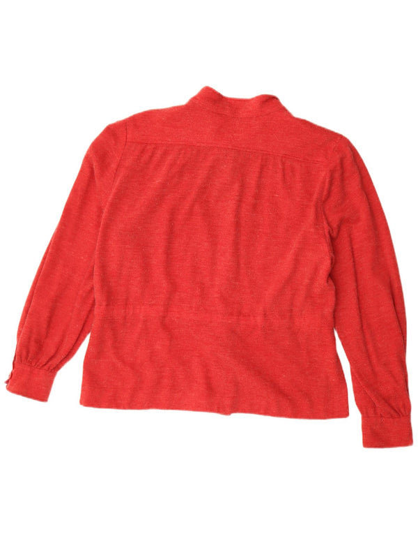 Bomber Vintage pentru femei UK 16 Large Red