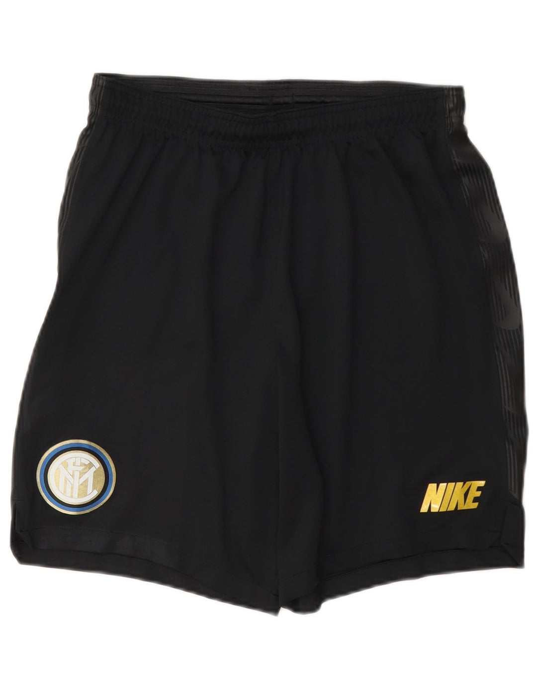 Pantaloni scurți sport Nike pentru bărbați Inter Milan, poliester mediu negru