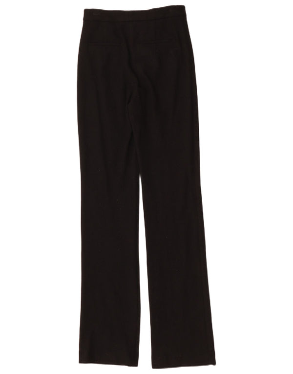Massimo Dutti Pantaloni chino drepți pentru femei EU 34 2XS W24 L34 Lână neagră