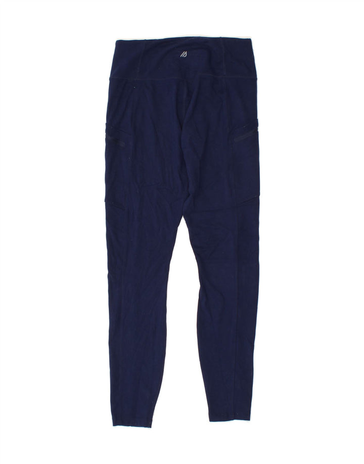 EDDIE BAUER Womens Leggings UK 8 Small  Navy Blue Polyester Vintage Eddie Bauer and Second-Hand Eddie Bauer from Messina Hembry 
