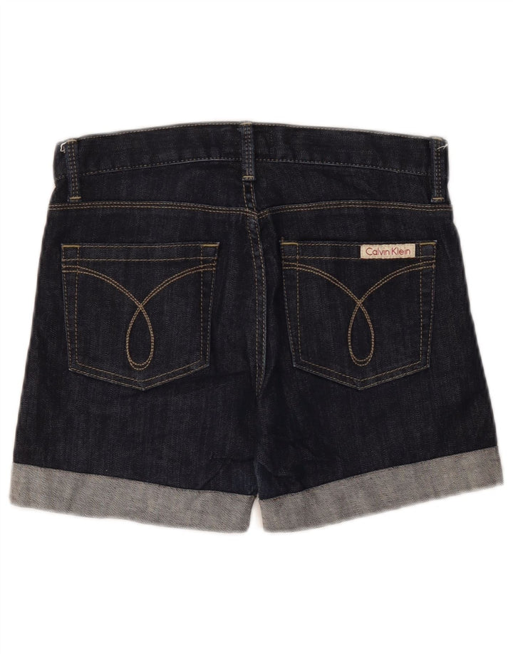 Pantaloni scurți din denim pentru femei Calvin Klein W28 Medium Bleumarin