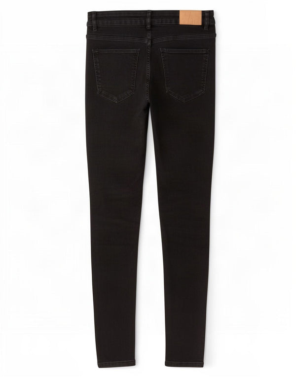 Blugi skinny pentru femei Zara EU 42 Large W32 L27 Bumbac negru