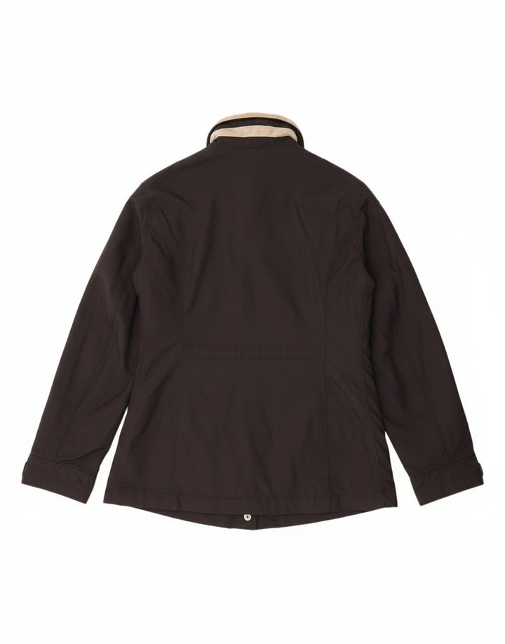 REFRIGIWEAR Womens Cruz Hooded Rain Jacket UK 14 Medium Black Classic