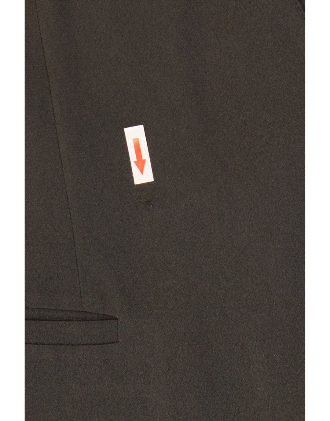 Blazer Vintage pentru femei cu 1 nasture, UK 14 Medium Black Acetat