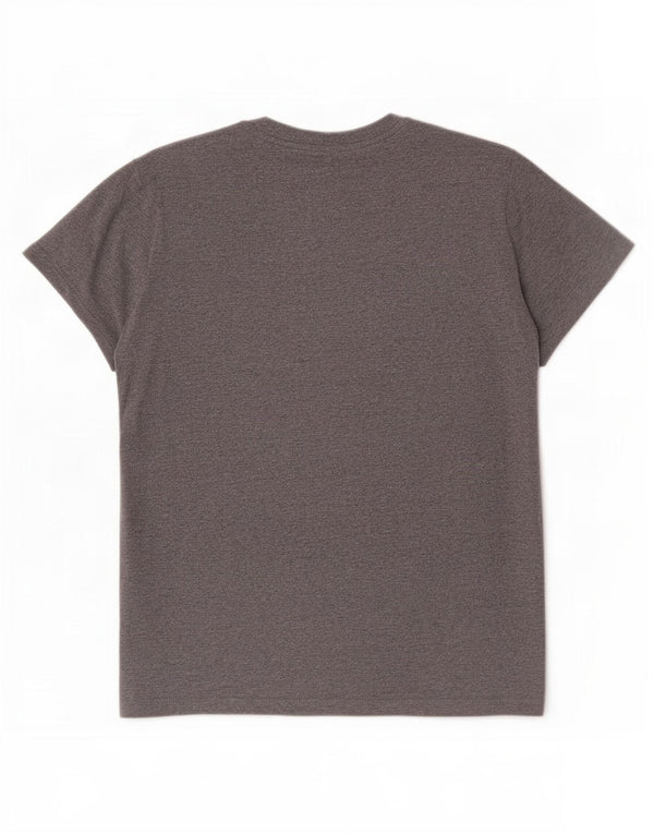 Tricou grafic pentru bărbați Superdry Top din bumbac cu pete gri mediu