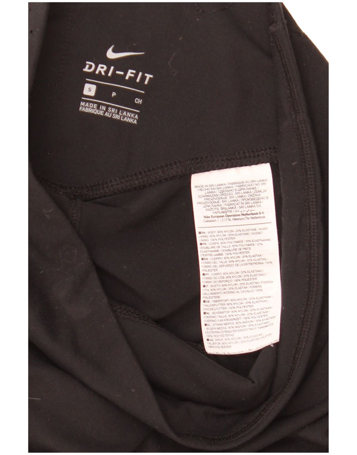 Leggings Dri Fit Nike pentru femei UK 8 Small Nylon negru