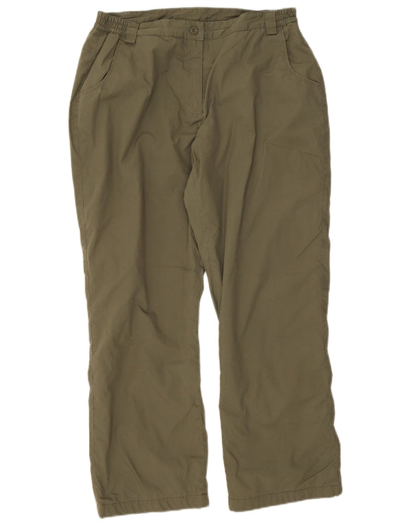 Mountain Warehouse Pantaloni de drumeție pentru femei UK 14 Large W32 L28 Khaki
