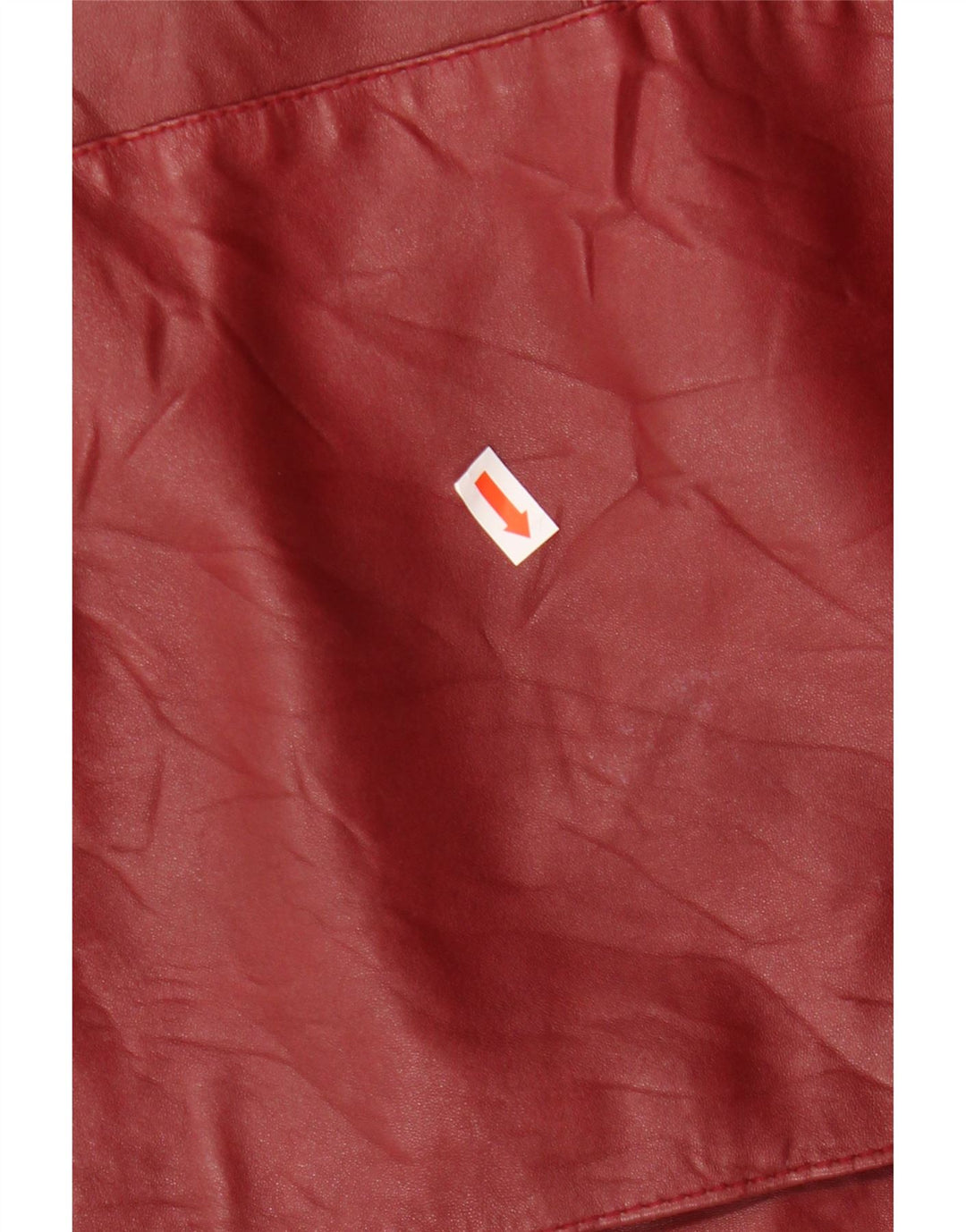 Jachetă de piele pentru femei VINTAGE EU 46 XL din piele burgundă