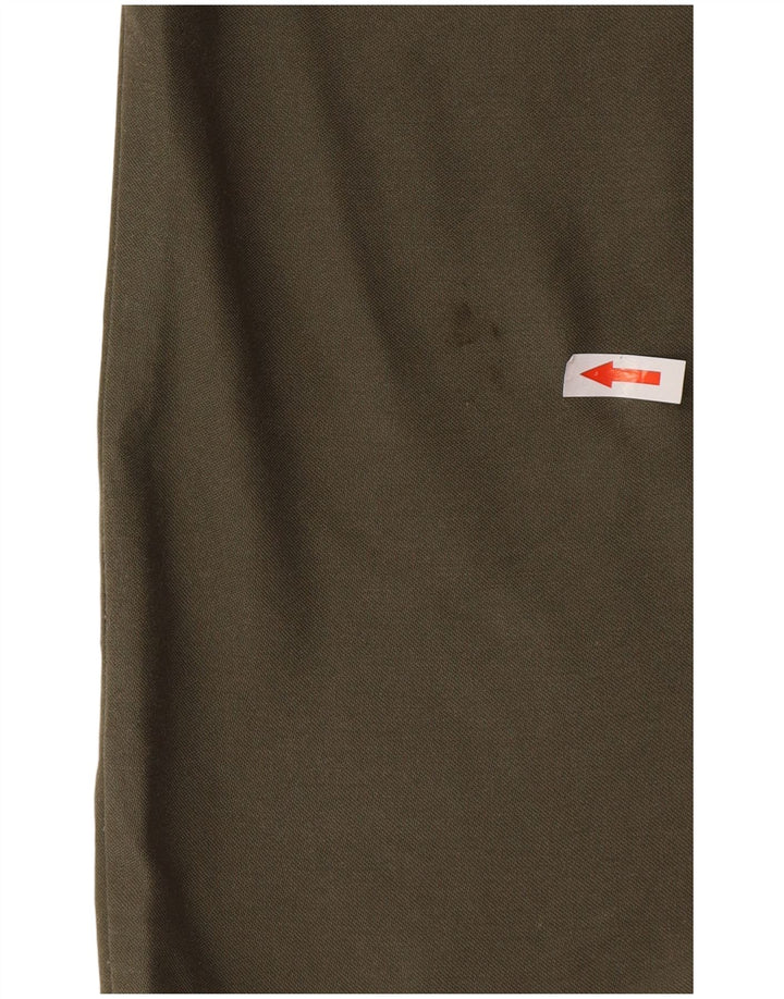 Cămașă Vintage pentru bărbați Mărimea 43/44 XL Kaki Poliester