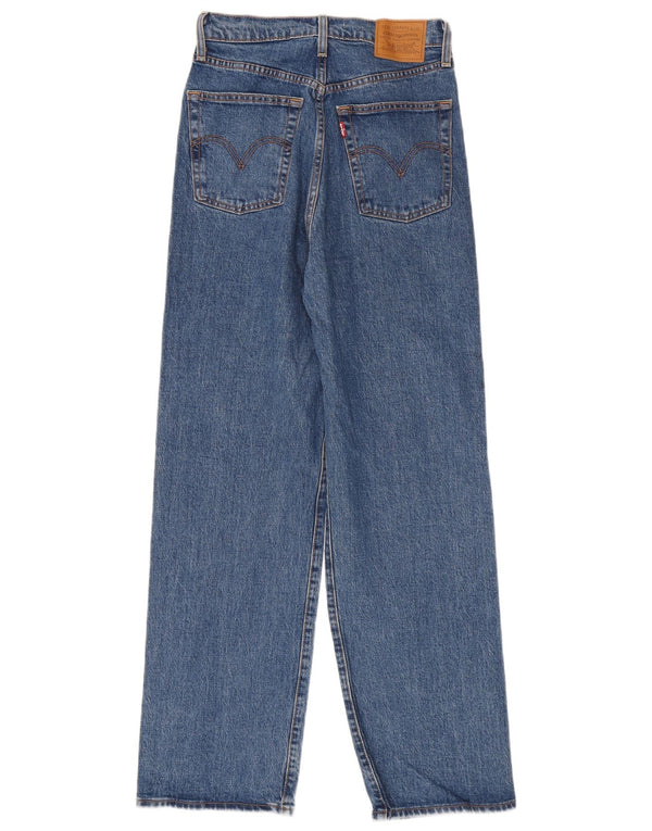 Blugi drepti pentru femei Levi's Ribcage W27 L29 Bumbac albastru