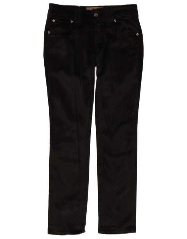 Pantaloni casual slim din catifea Galliano pentru femei L27 L30 bumbac negru