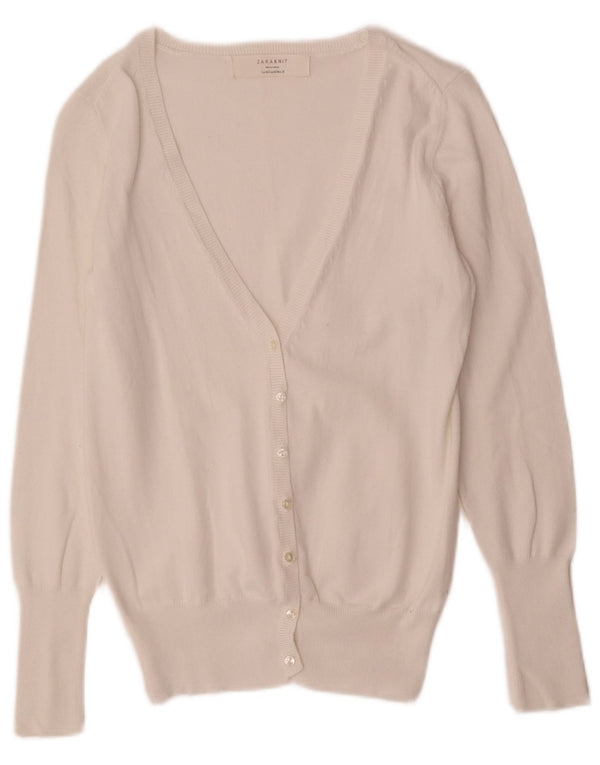 Pulover cardigan pentru femei Zara UK 12 Medium White