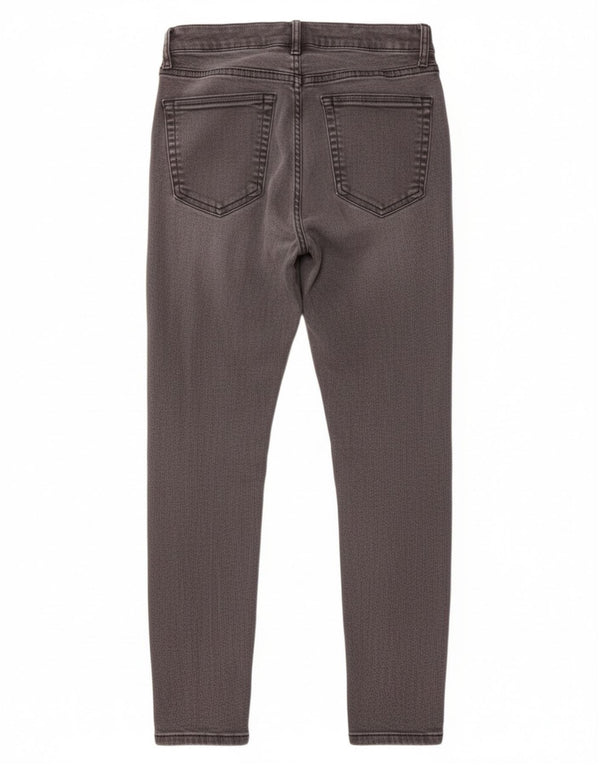 TOPSHOP Womens Jamie Skinny Jeans W28 L26 Grey Cotton