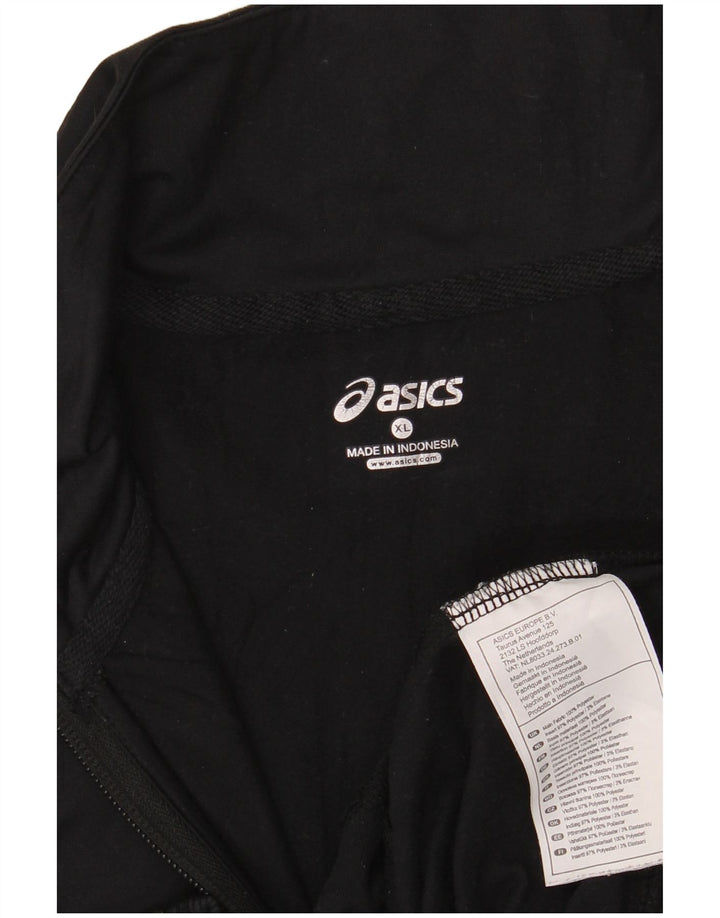 Jachetă de trening pentru femei Asics UK 18 XL, poliester color bloc negru