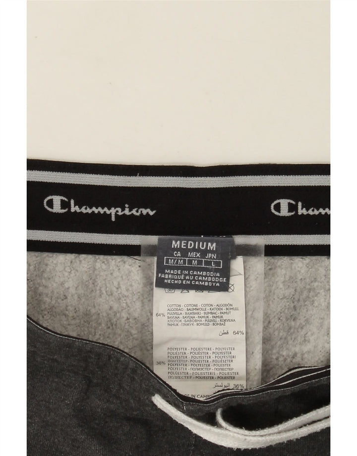 Pantaloni de trening pentru bărbați CHAMPION Pantaloni de jogging din bumbac gri mediu