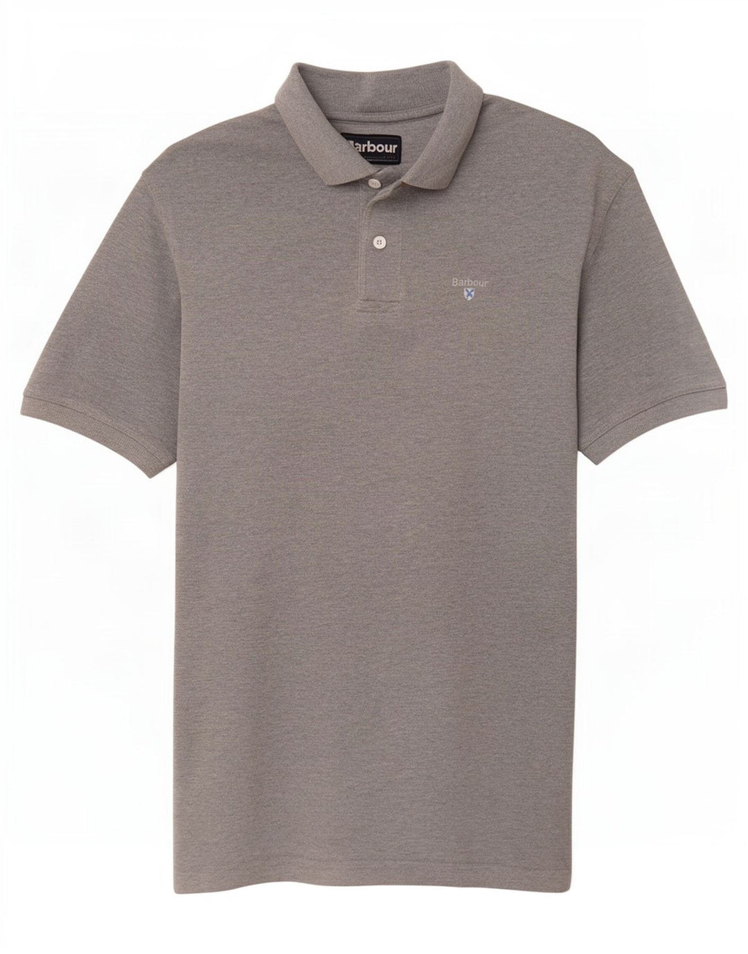 Tricou polo Barbour pentru bărbați, mare, gri, bumbac