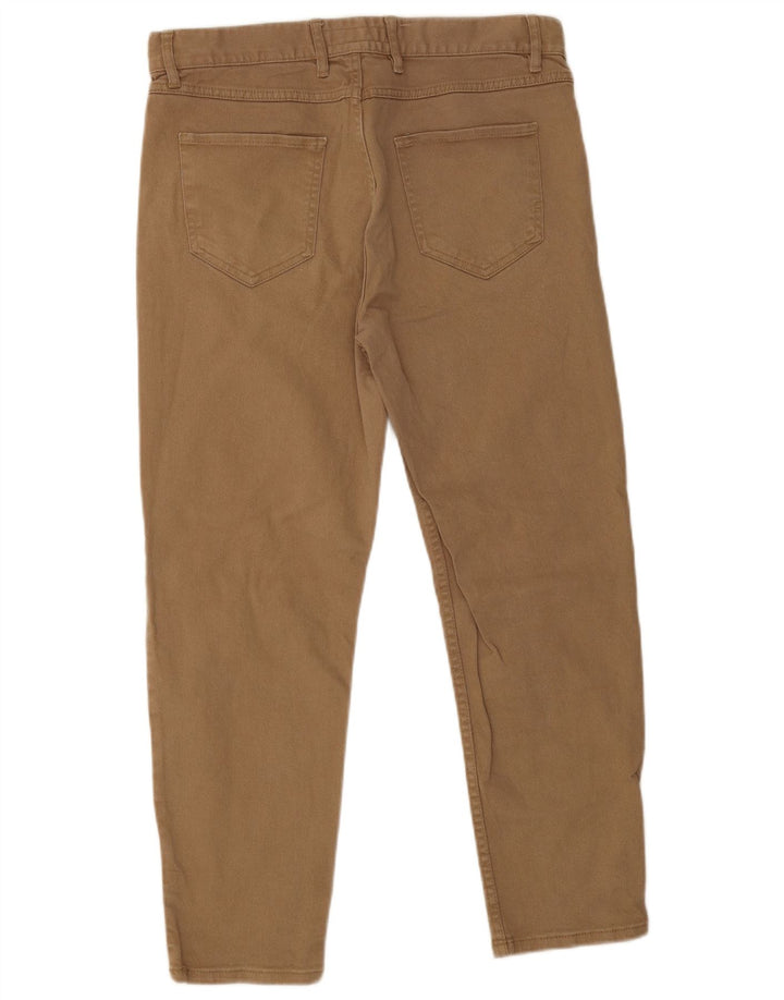 Blugi slim pentru bărbați Zara EU 44 Large W34 L28 Bej