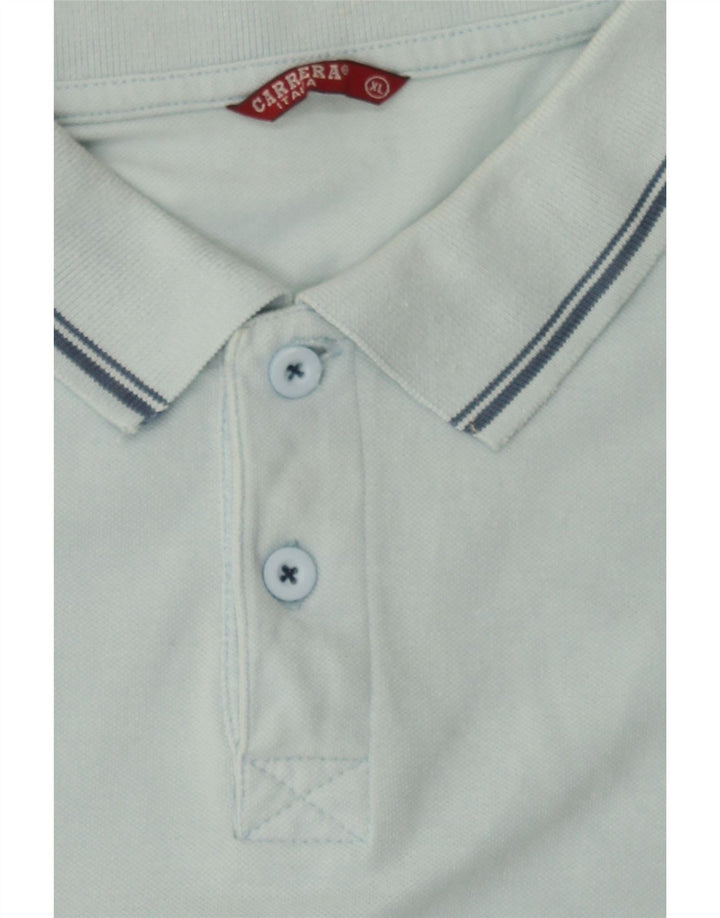 CARRERA Mens Polo Shirt XL Blue Cotton Vintage Carrera and Second-Hand Carrera from Messina Hembry 